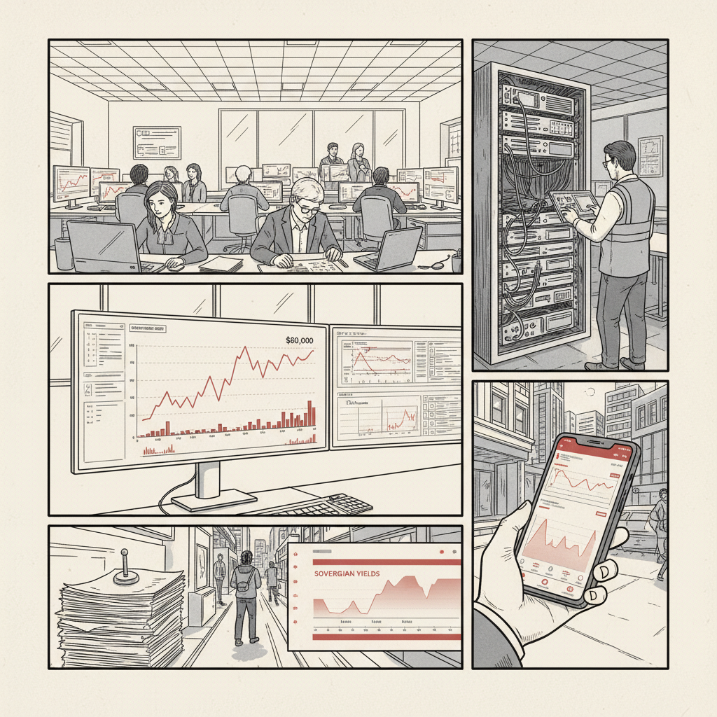 Illustration: Bitcoin Faces Resistance at $80K as Short Squeeze Retreats