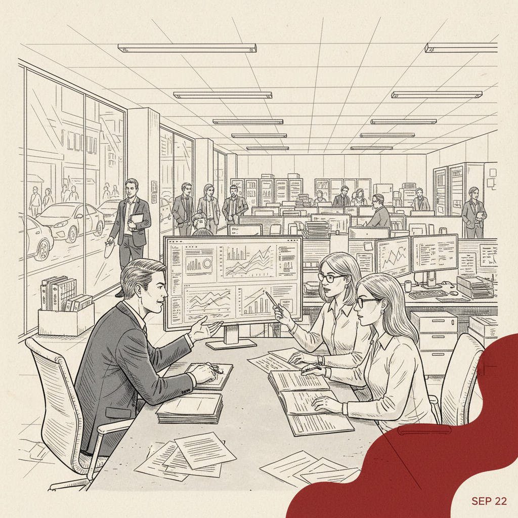 Illustration: Defense Lawyer Questions SEC Disclosures