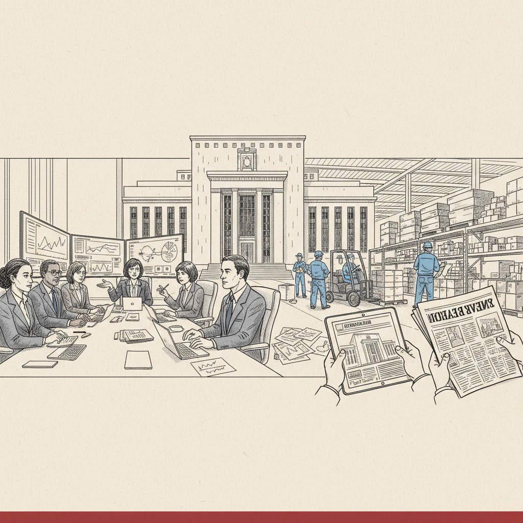 Illustration: Federal Reserve Hikes Rates Amid Inflation Concerns