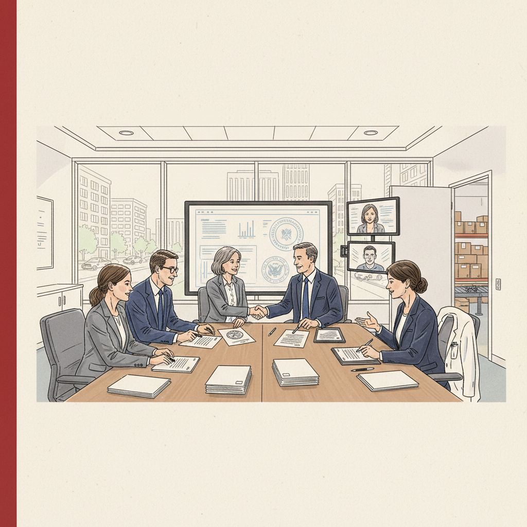 Illustration: SEC and FDA Sign Information-Sharing MOU